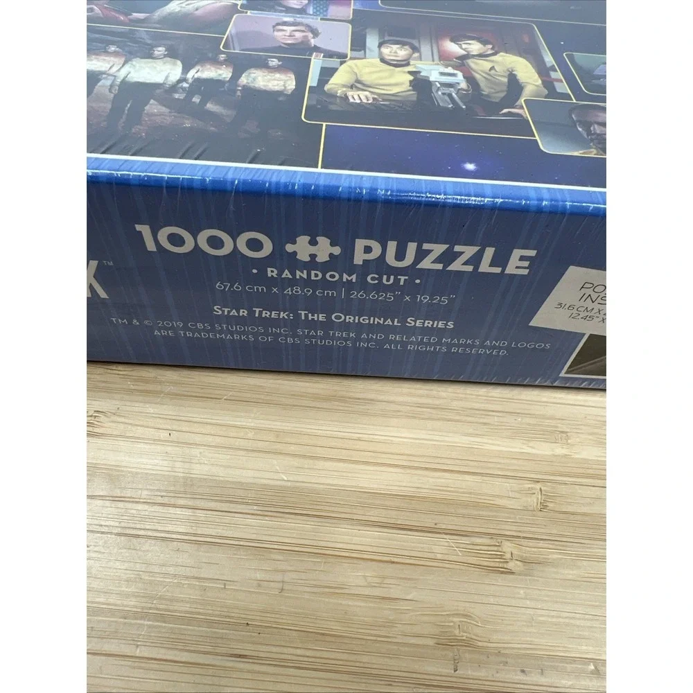 Star Trek Original Series Cobble Hill 1000 Piece Puzzle & Poster NEW Sealed 2019